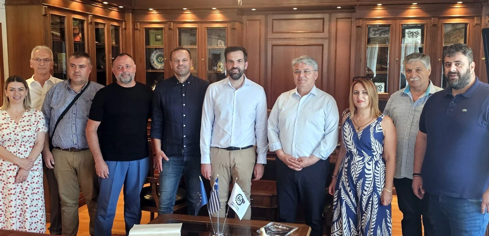 Επίσκεψη Δημήτρη Νατσιού στο Επιμελητήριο