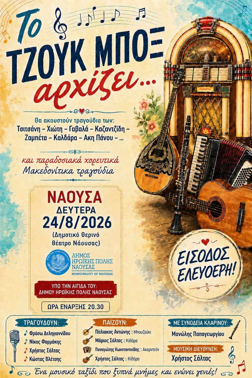 Το τζουκ μποξ αρχίζει τη Δευτέρα!