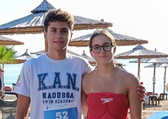 ΚΑΝ. Επιτυχία Μπασιούρη και Τζιώνα στο Aquathlon