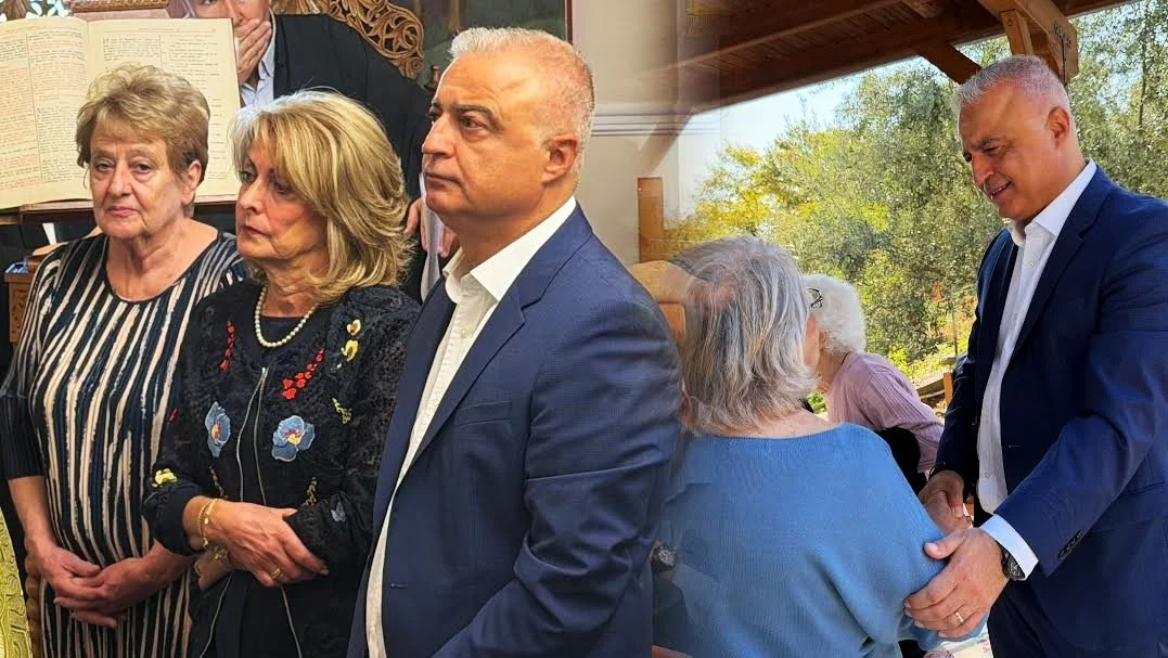 Ο Λάζαρος Τσαβδαρίδης στο γηροκομείο Βέροιας