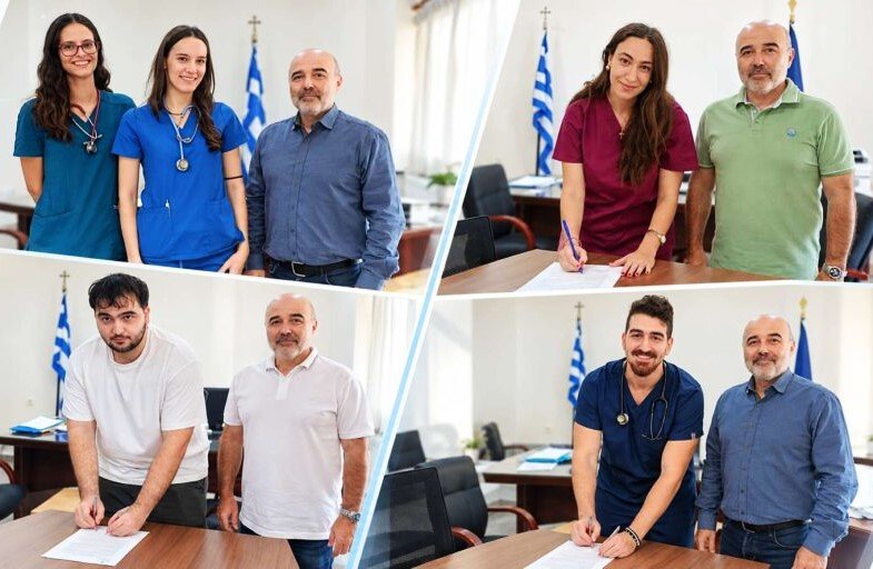 Πέντε νέοι ειδικευόμενοι γιατροί στο νοσοκομείο Νάουσας