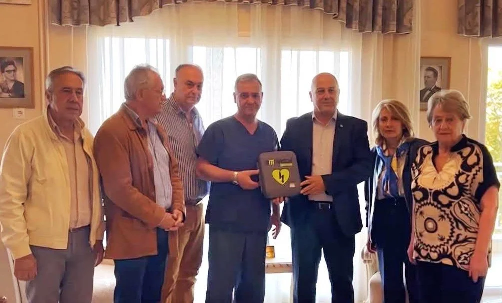 Βασίλης Κοτίδης. Δωρεά ζωής στο γηροκομείο Βέροιας