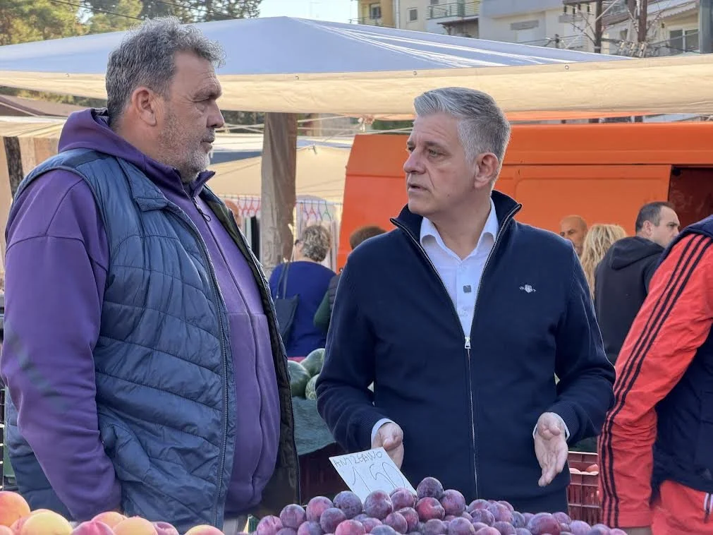 Στο παζάρι της Αλεξάνδρειας ο Κώστας Γιουτίκας