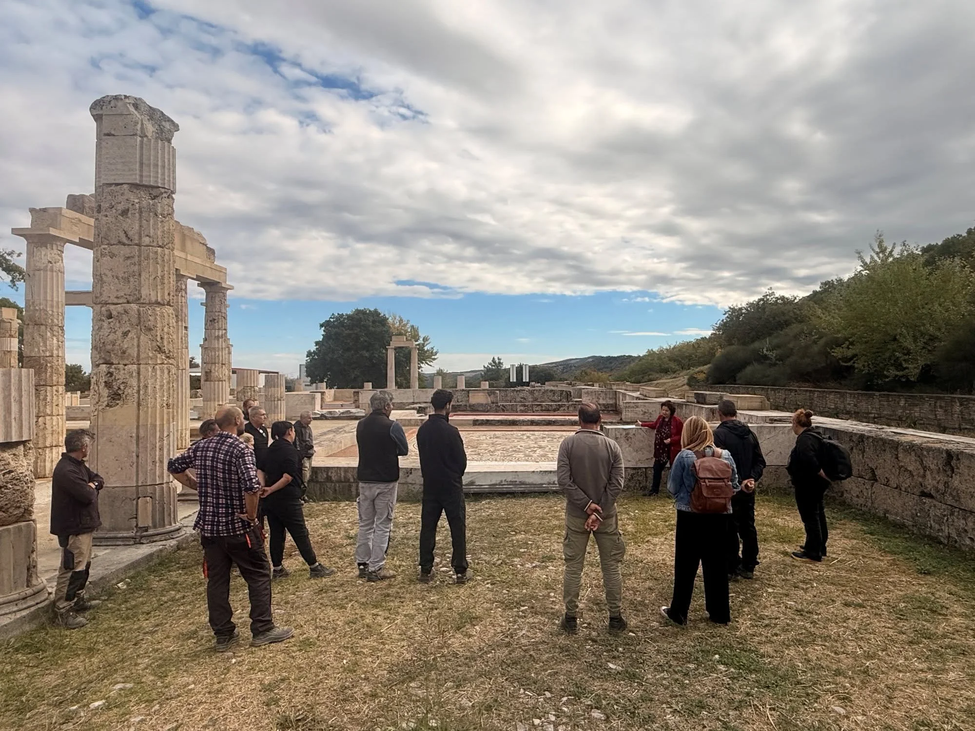 Αιγές. Ενημέρωση για τη συντήρηση των ψηφιδωτών του ανακτόρου