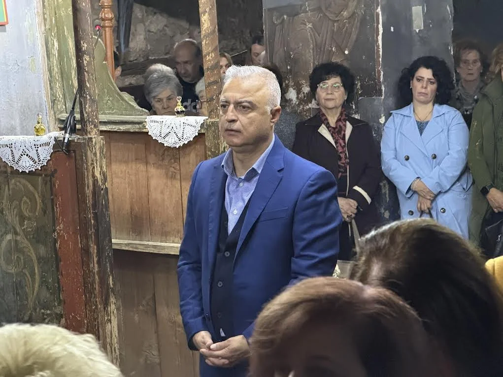 Στον πανηγυρίζοντα ναό Αγίου Δημητρίου στη Βέροια ο Λάζαρος Τσαβδαρίδης