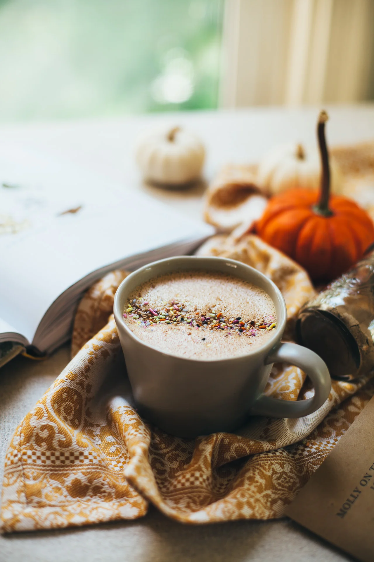 Molly's Hawaij + Vegan Pumpkin Hot Chocolate