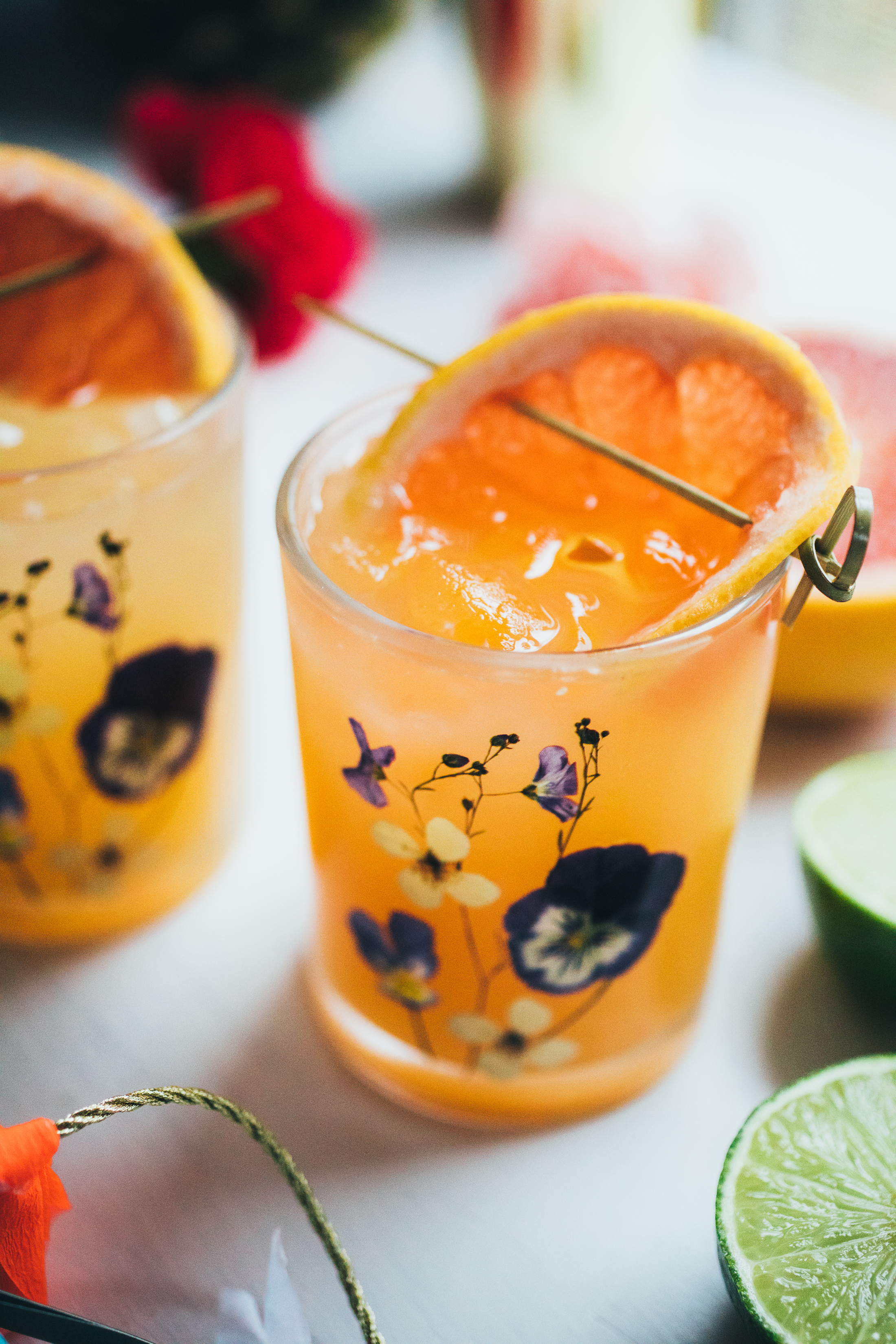 Pineapple Paloma with Thyme Syrup