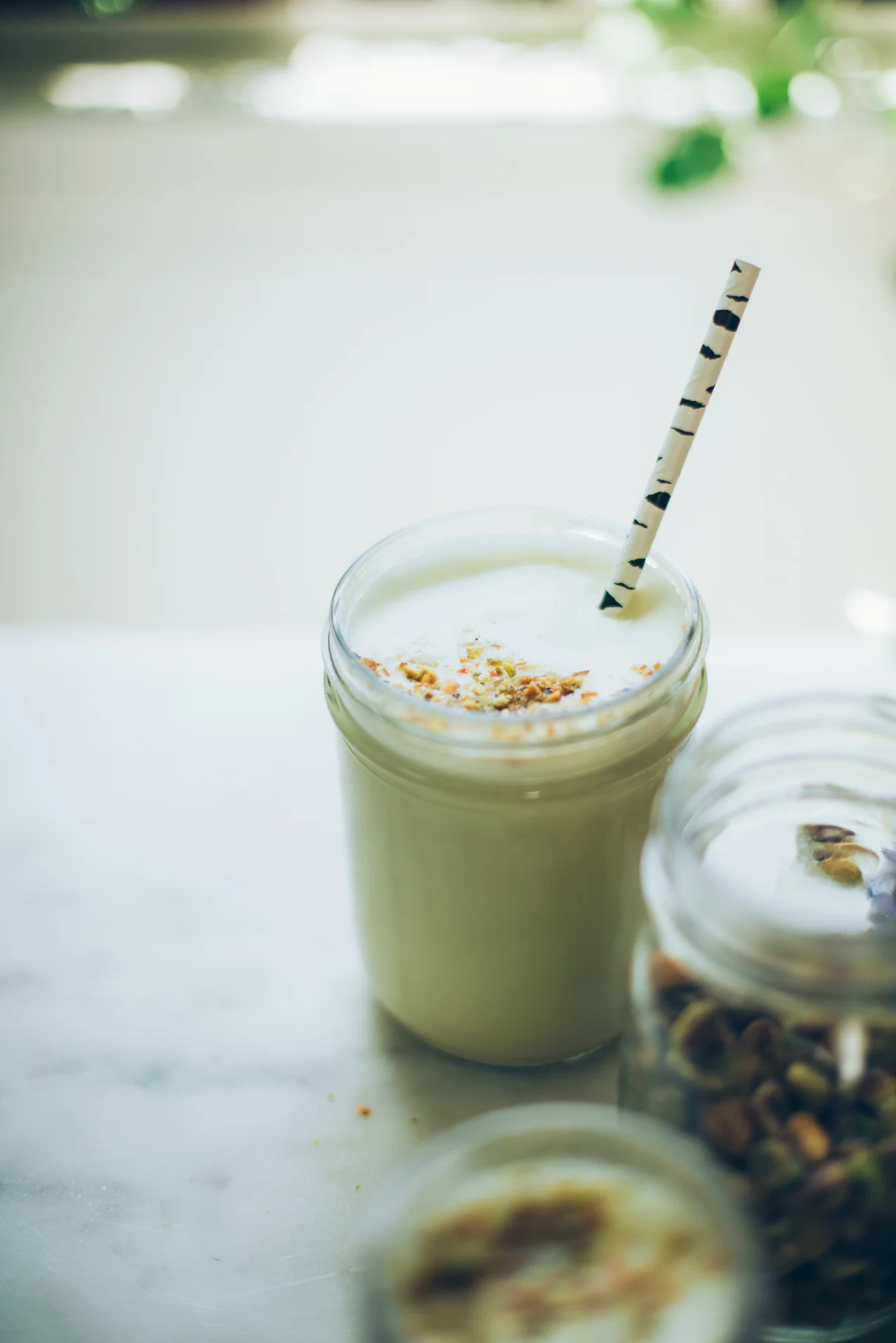 Orange Blossom Pistachio Milk from "Kale & Caramel"