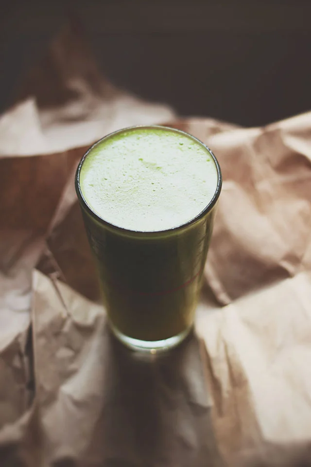 Magic Autumn Green Juice (Apple, Pear, Chard, Cucumber)