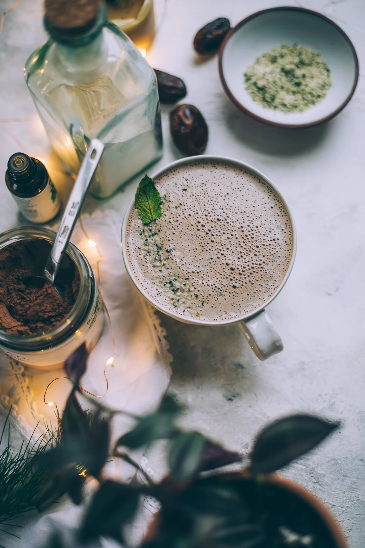 Hemp Peppermint Hot Chocolate