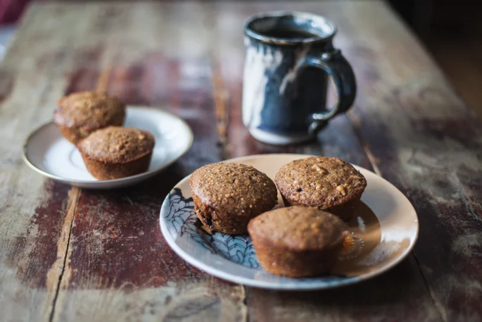 Pine Nut, Cardamom, and Chia Muffins (Gluten Free)