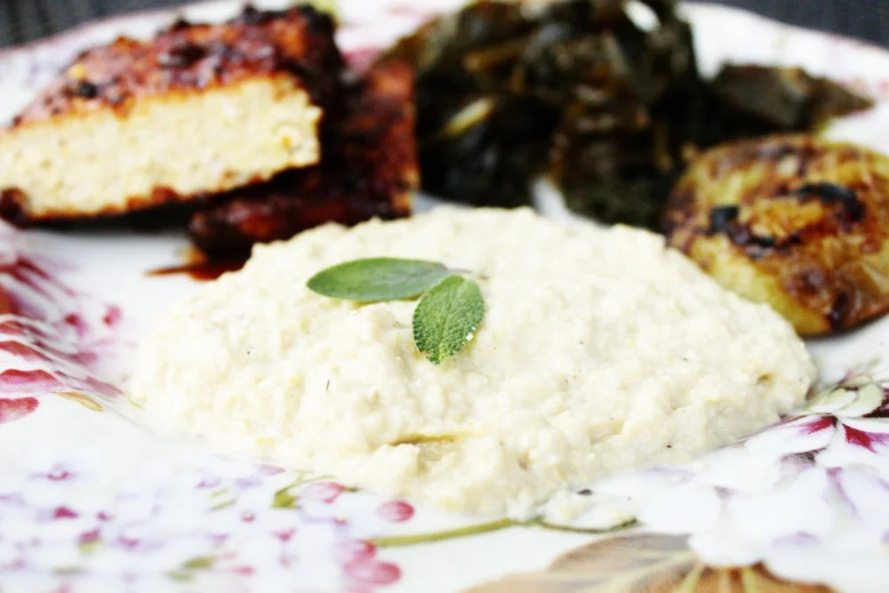 Vegan Creamed Corn with Whiskey