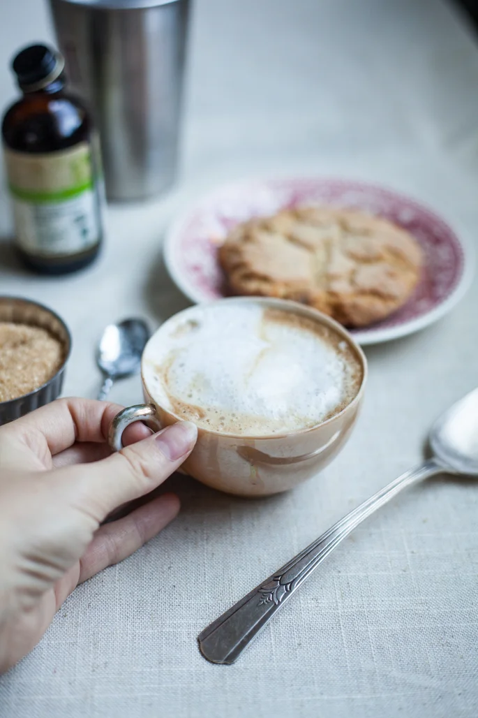 Vegan Coconut Cream Latte for National Coffee Day