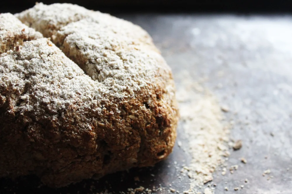 Cherry Chocolate Cardamom Soda Bread