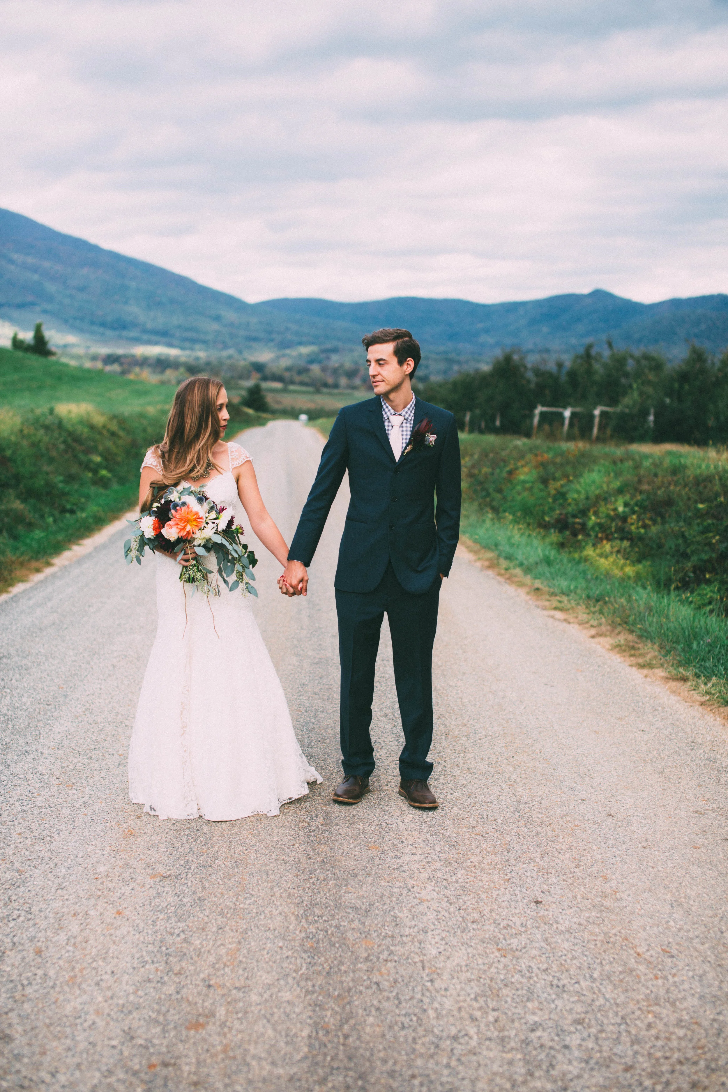 My October Wedding On a Flower Farm