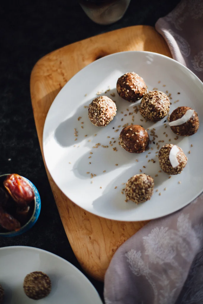 Raw Halva Coconut Energy Bites (Vegan, Gluten Free)