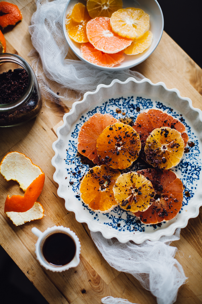 Clementines in Cinnamon Syrup Recipe