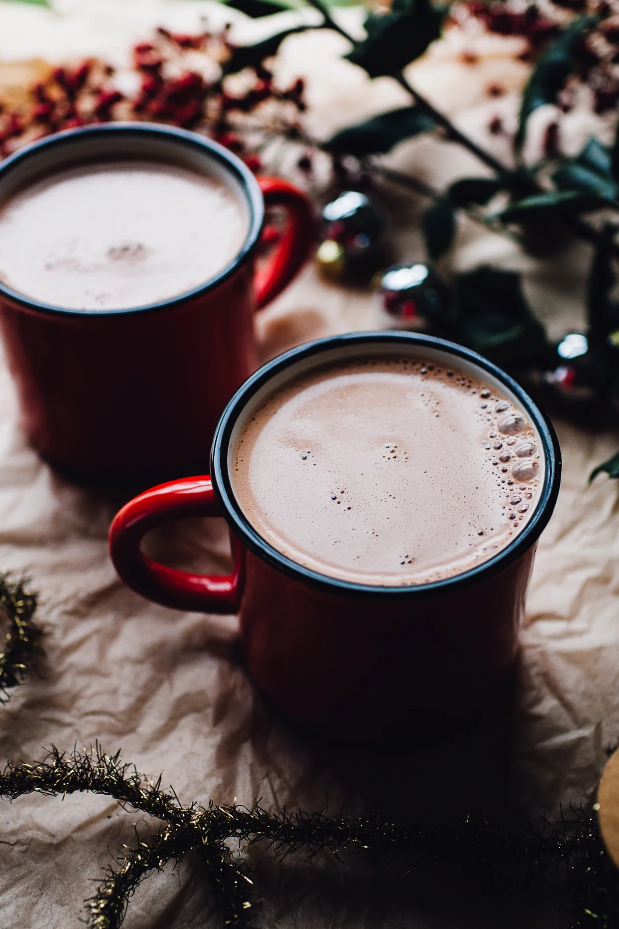 10 Minute Cashew Maca Hot Chocolate (Vegan)
