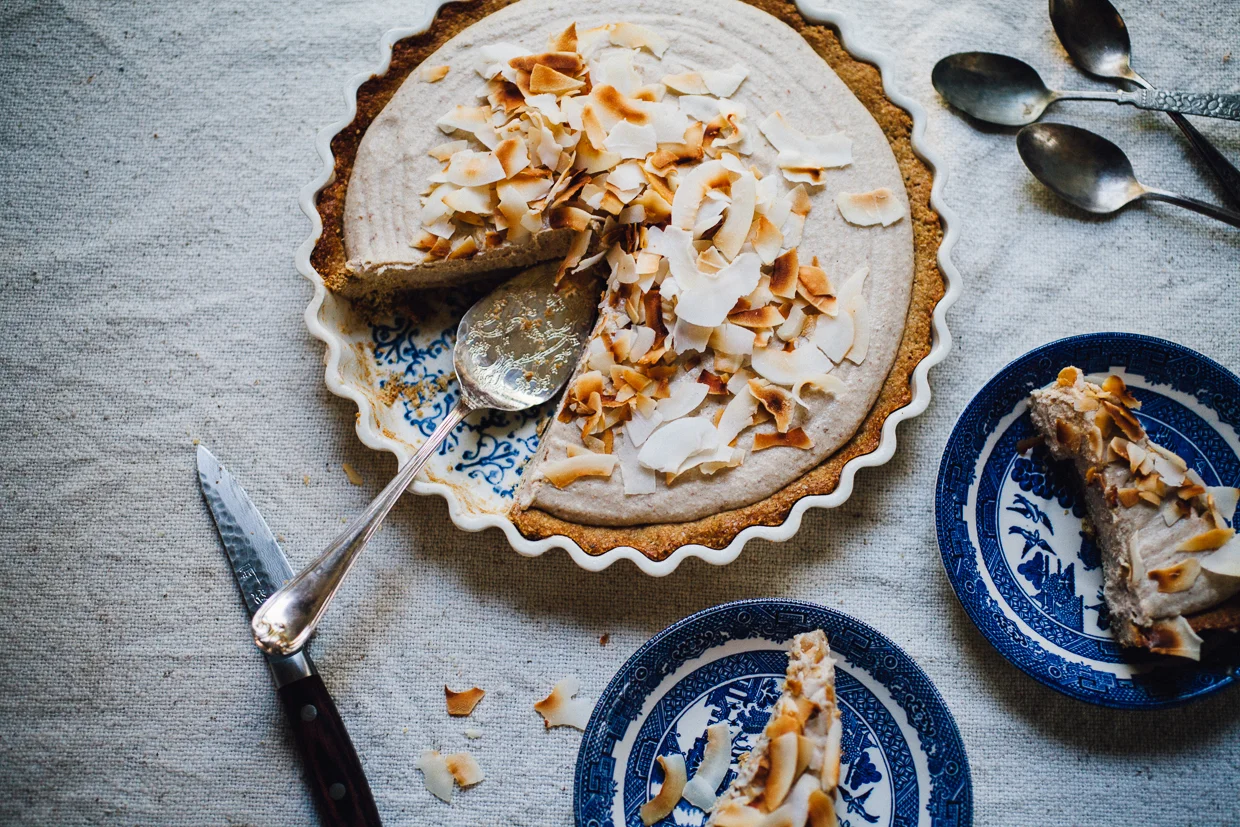 Vegan Coconut Cream Pie (Gluten Free)