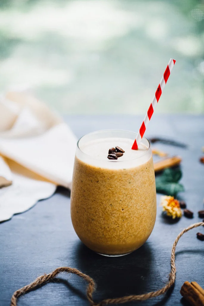 Cold Brew Pumpkin Spice Frappe (Vegan)