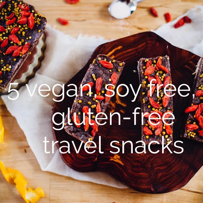5 Vegan, Soy Free, and Gluten Free Travel Snacks