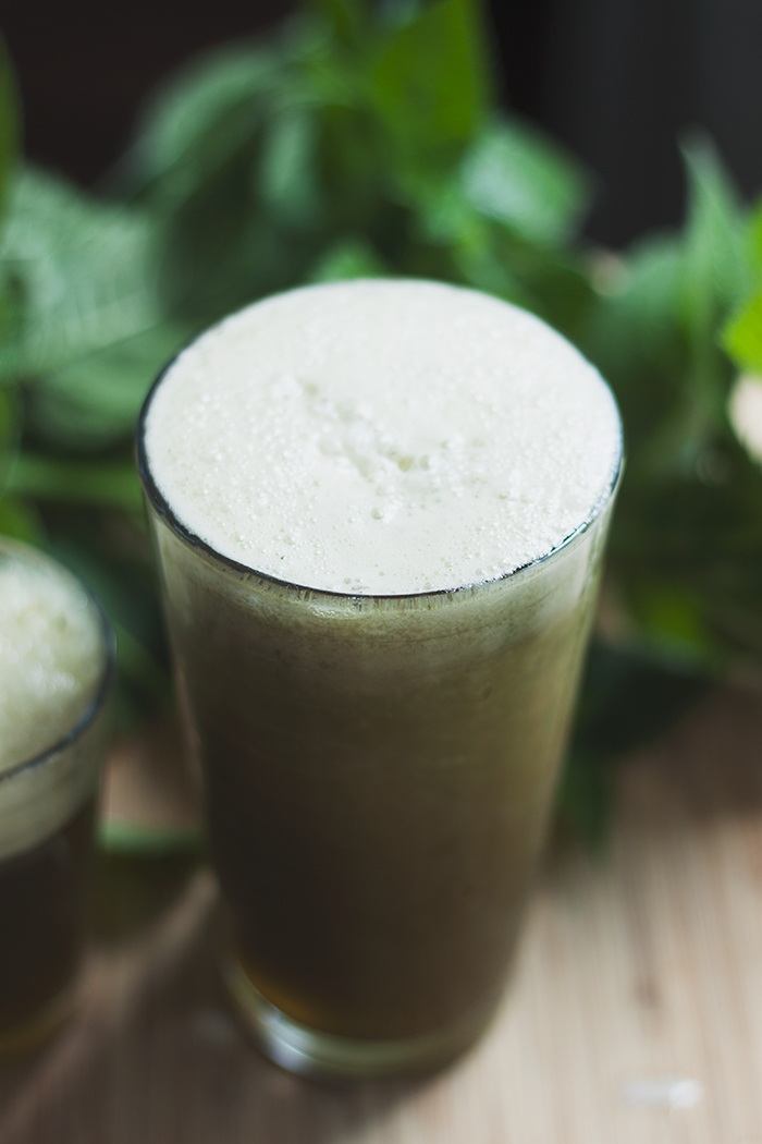 Fresh Bergamot Coconut Iced Tea (Vegan)