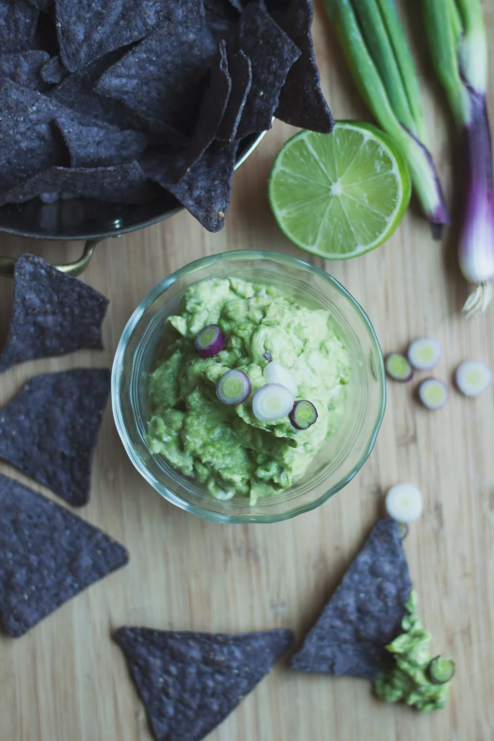 Purple Scallion & Chevre Guacamole