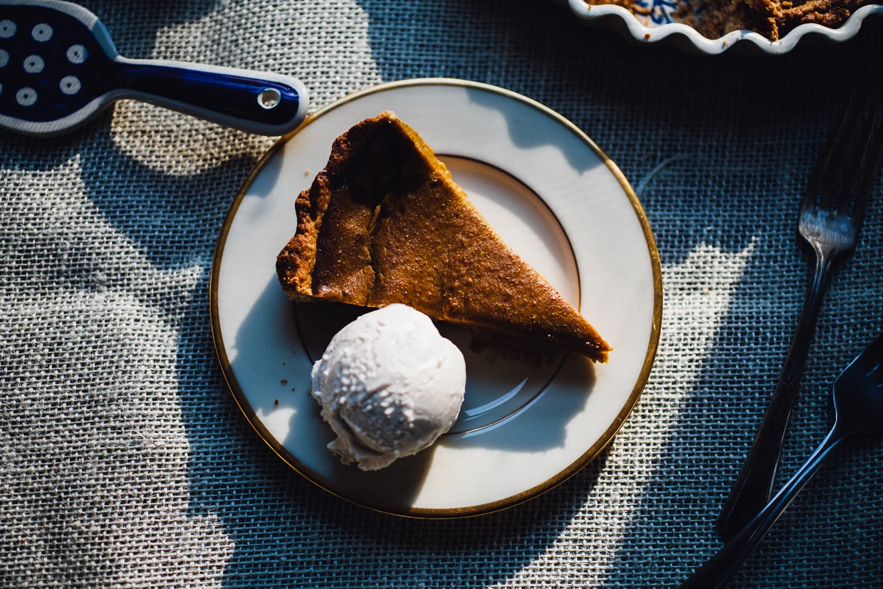 Vegan Gluten Free Pumpkin Pie