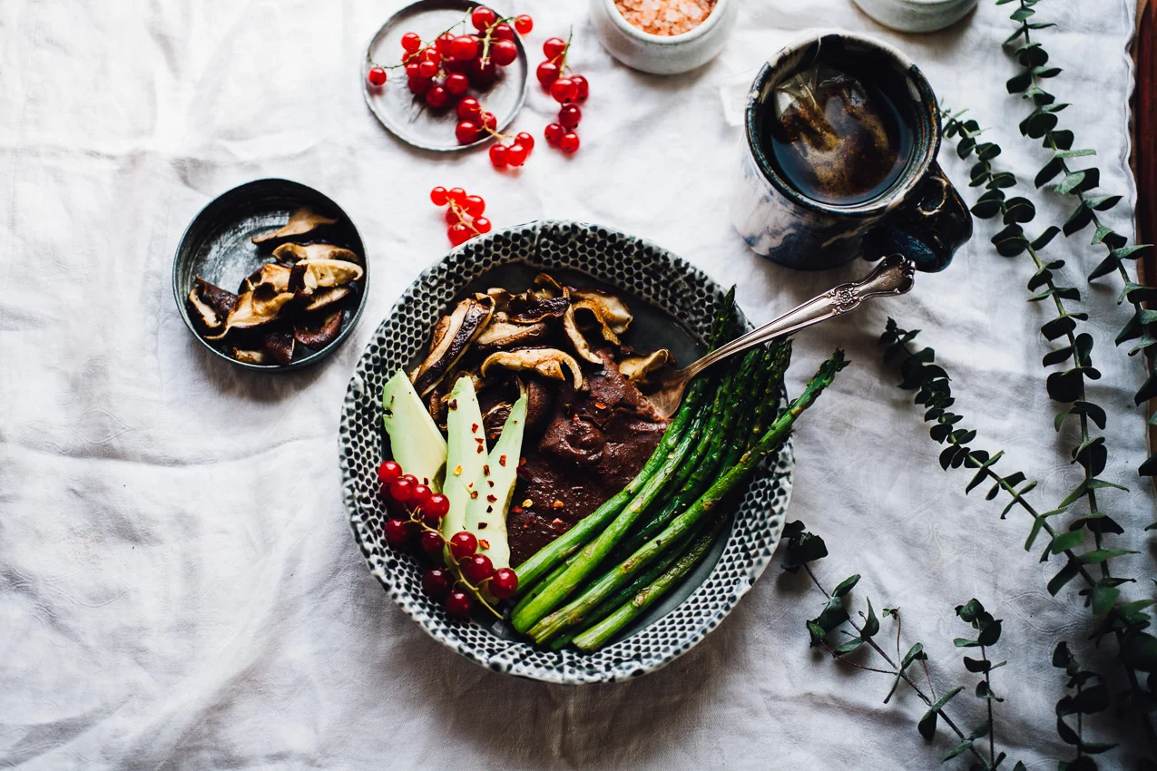 Savory Teff Porridge Breakfast Bowl