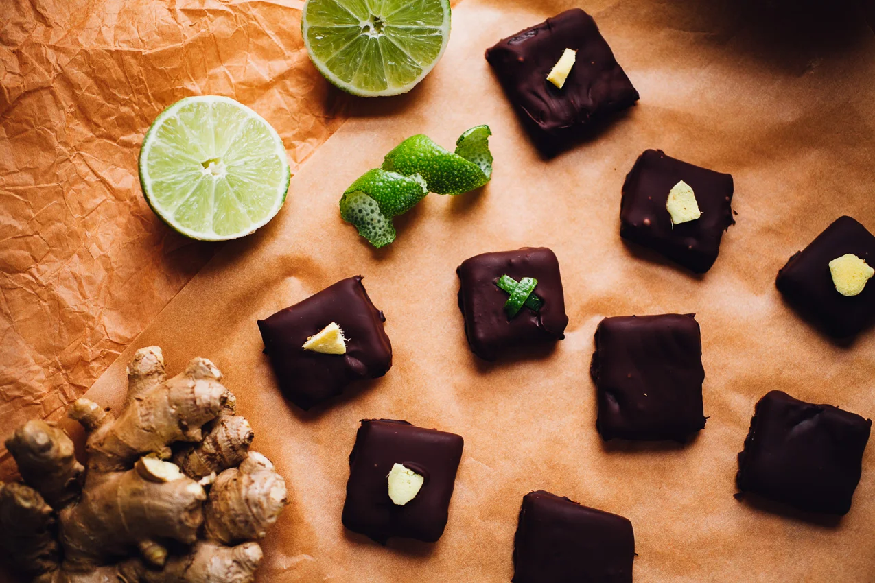Dark and Stormy Date Caramels (Vegan, Paleo)