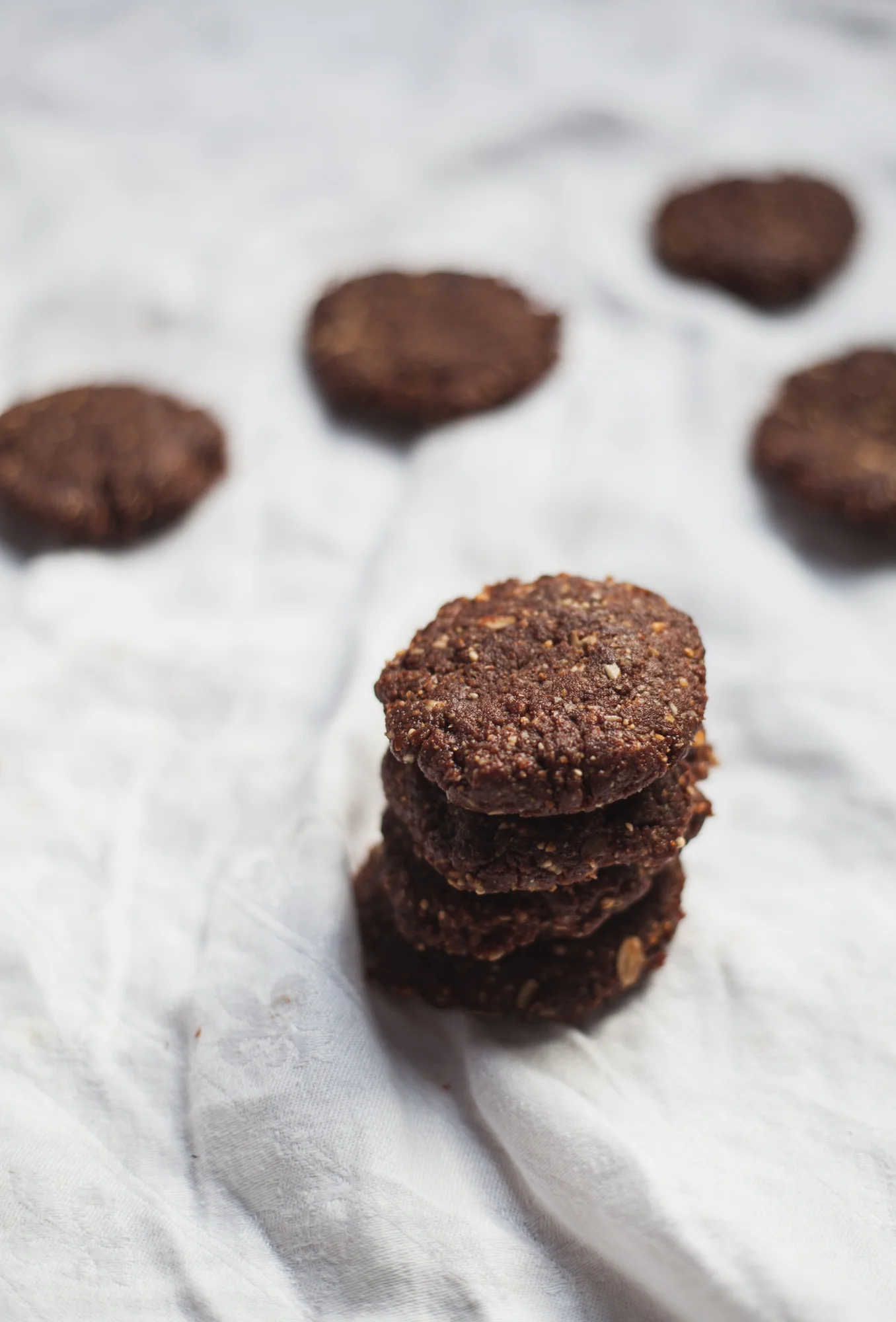 Chocolate Date Freezer Cookies (Vegan, Gluten Free)