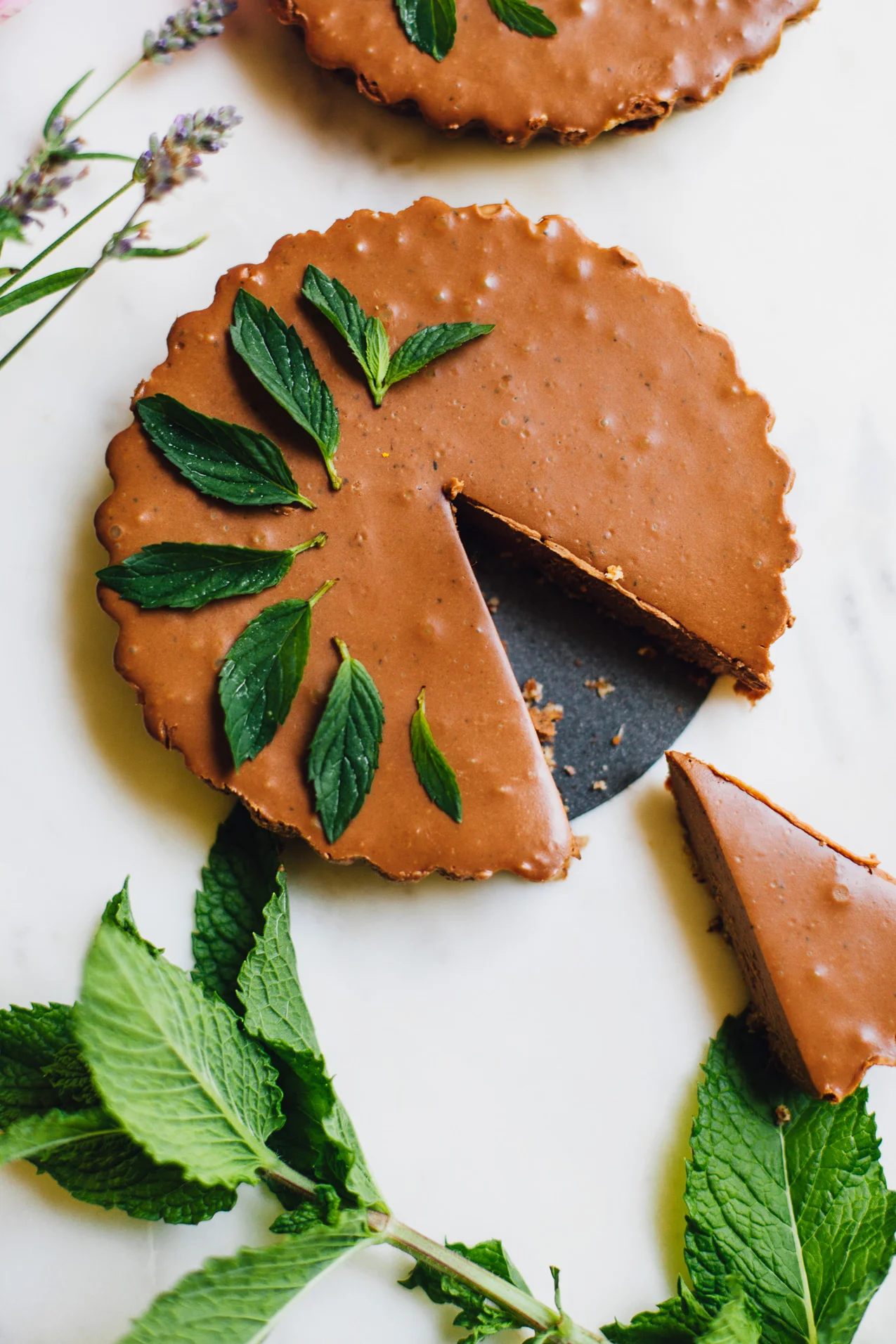 Miracle Vegan Mint Chocolate Mousse Tarts 