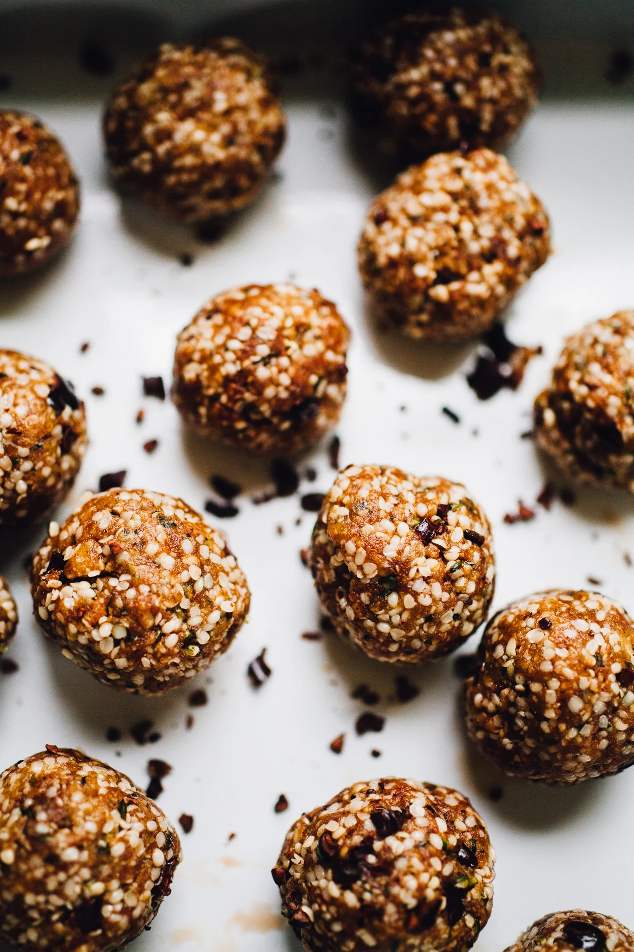 Cocoa Hemp Caramel Protein Balls