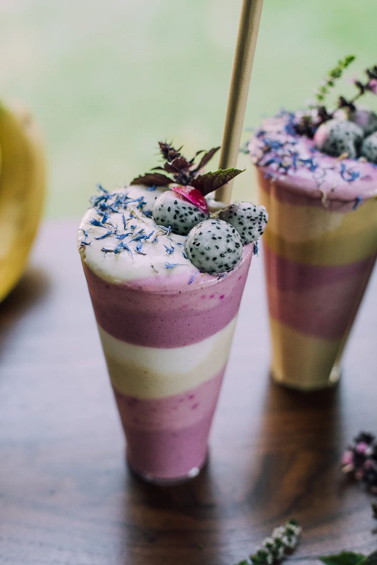 Peach Pitaya Tahini Smoothie aka The Endless Summer Smoothie