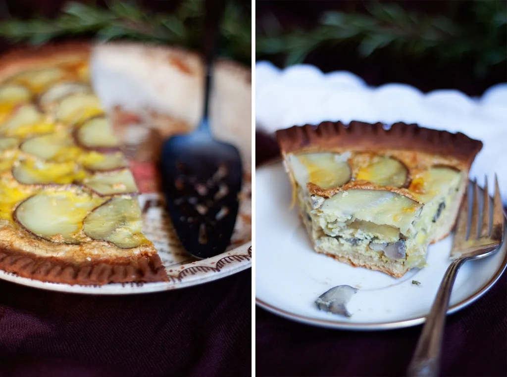 Rosemary Potato Quiche and Resolutions