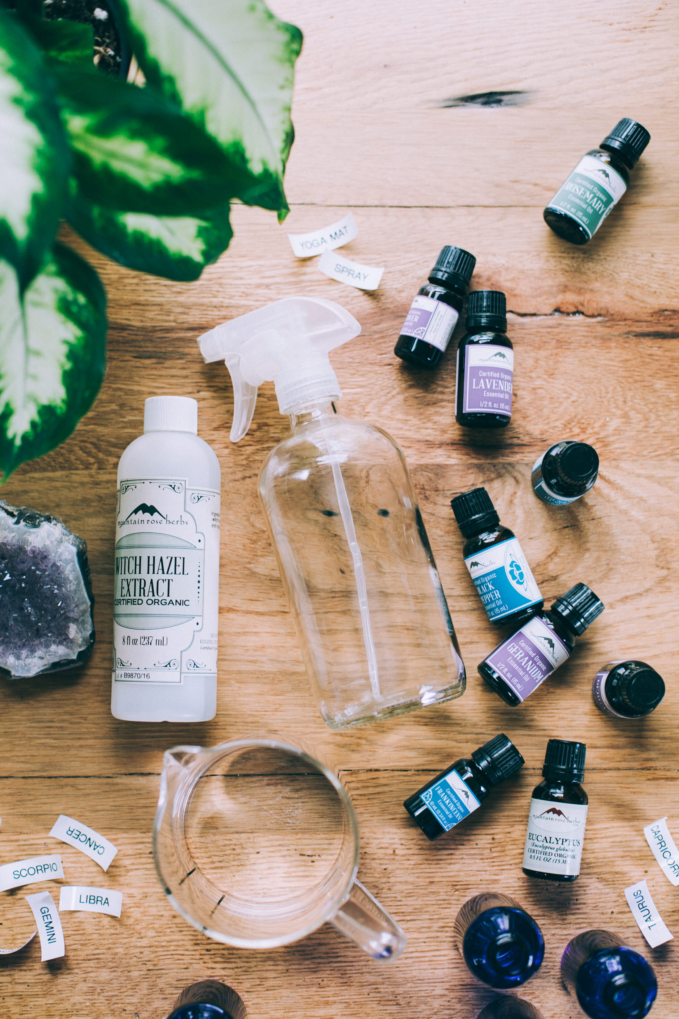 DIY Zodiac Yoga Mat Spray with Essential Oils — Will Frolic for Food