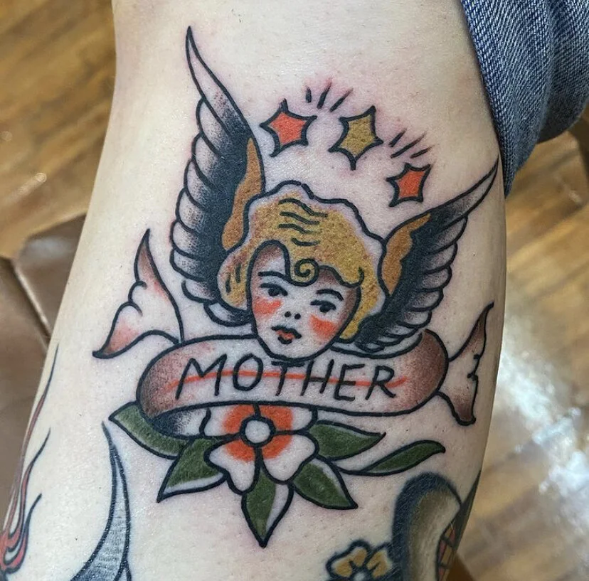 Mother's Day Traditional Tattoo Flash