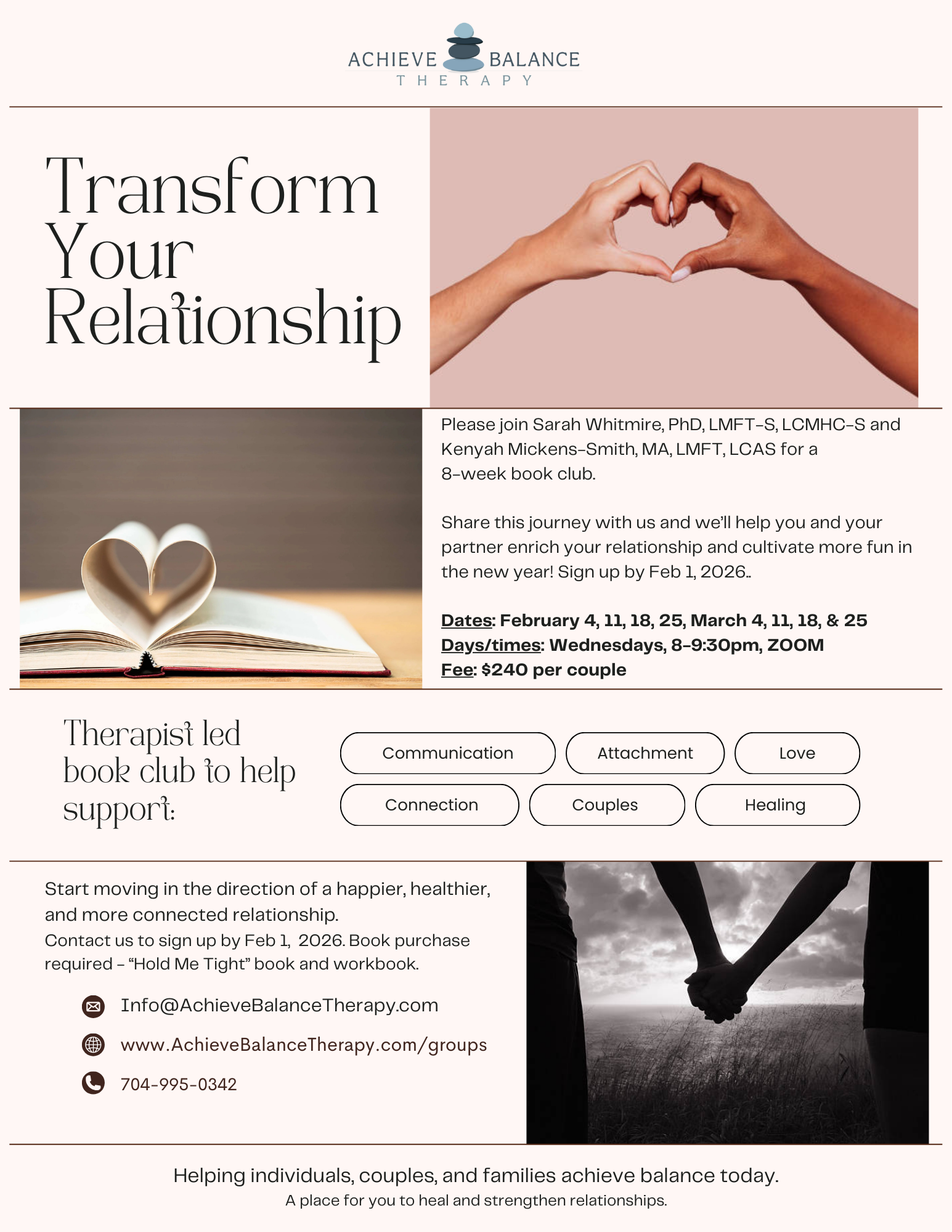 Achieve Balance Book Club Feb-Mar 2026