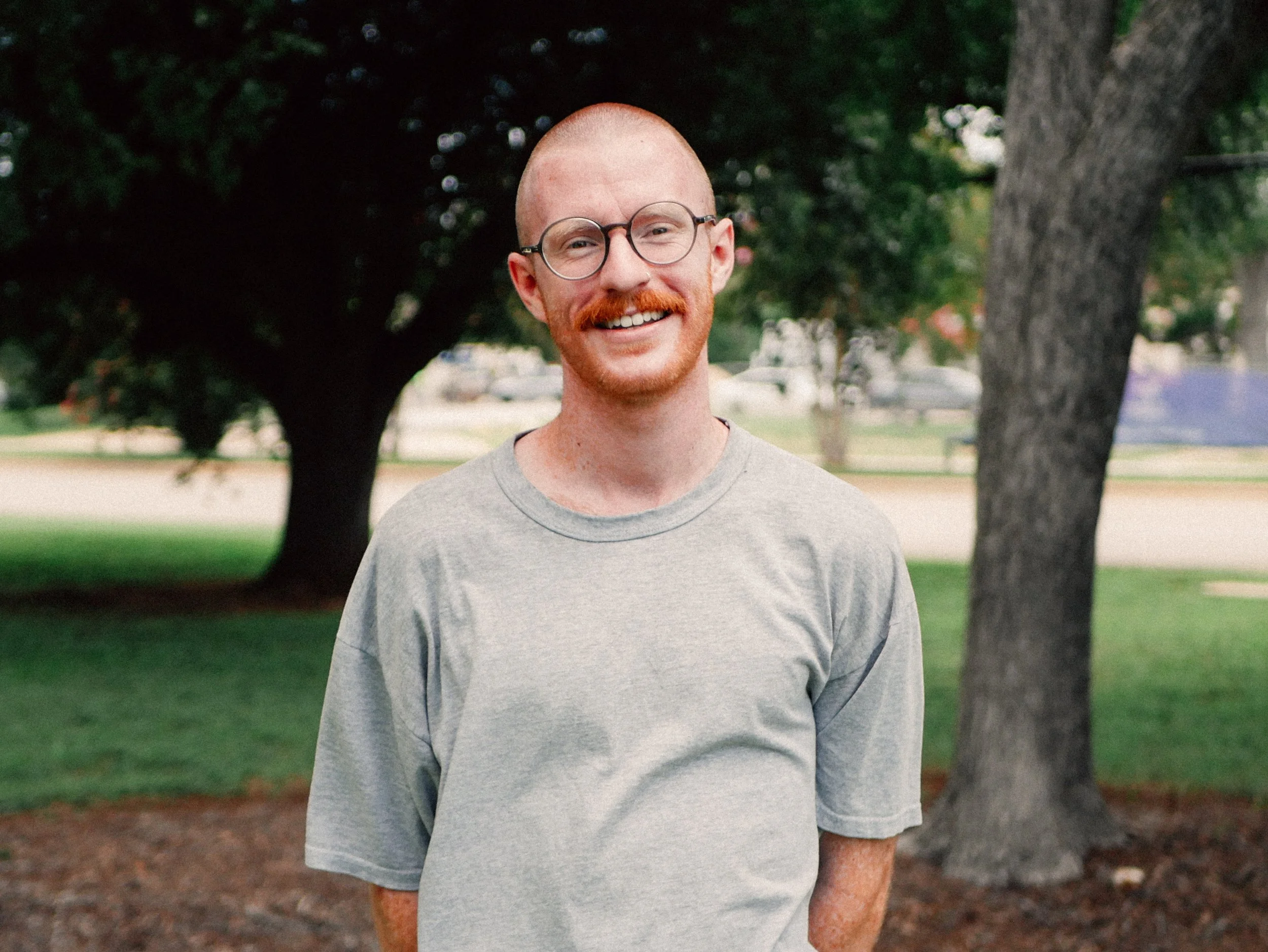 Headshot of Drew Nelson, Licensed Clinical Mental Health Counselor Associate specializing in play therapy and family counseling
