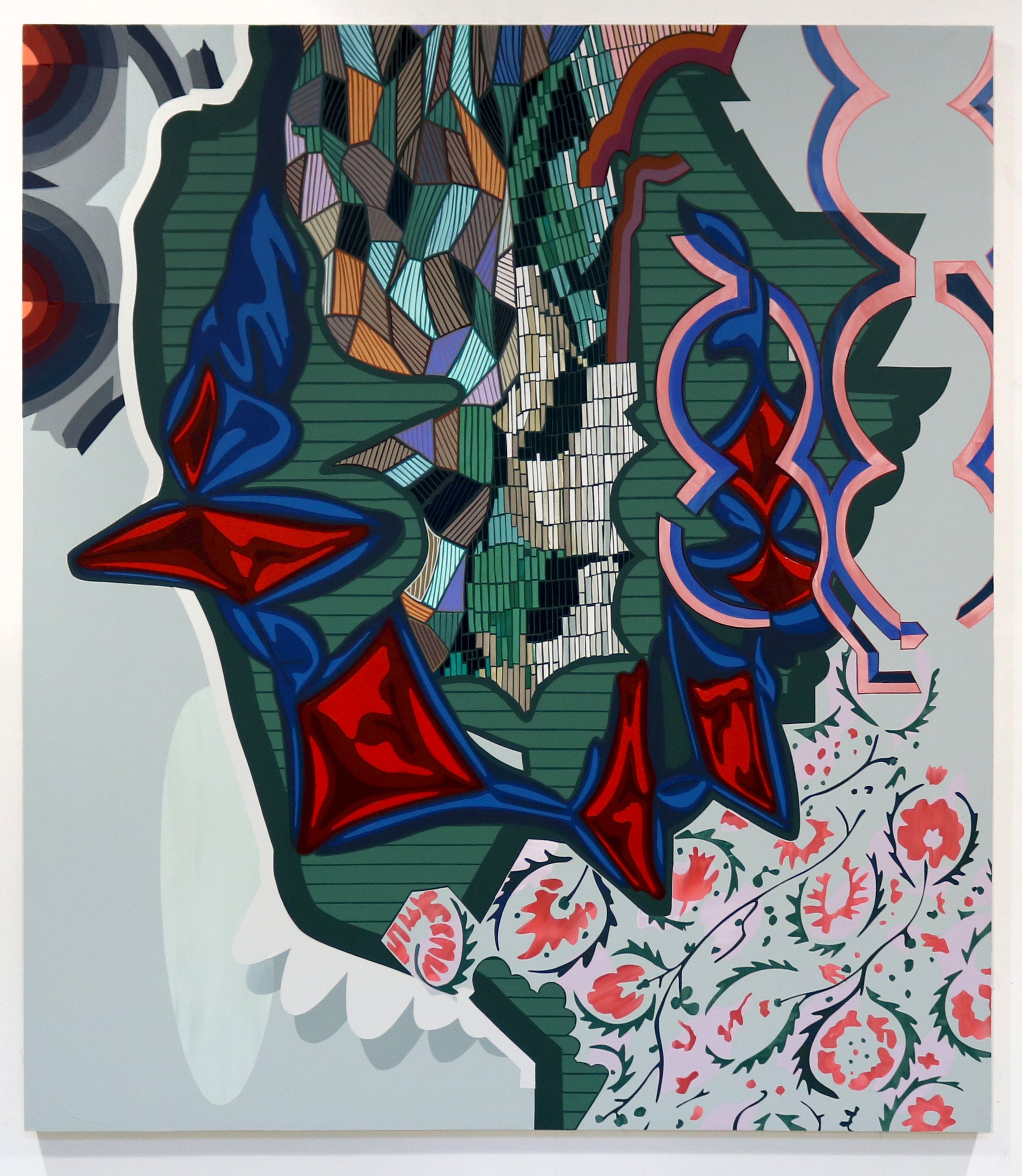 Elan  2026  48 x 42"  Acrylic on canvas  -  Private Collection