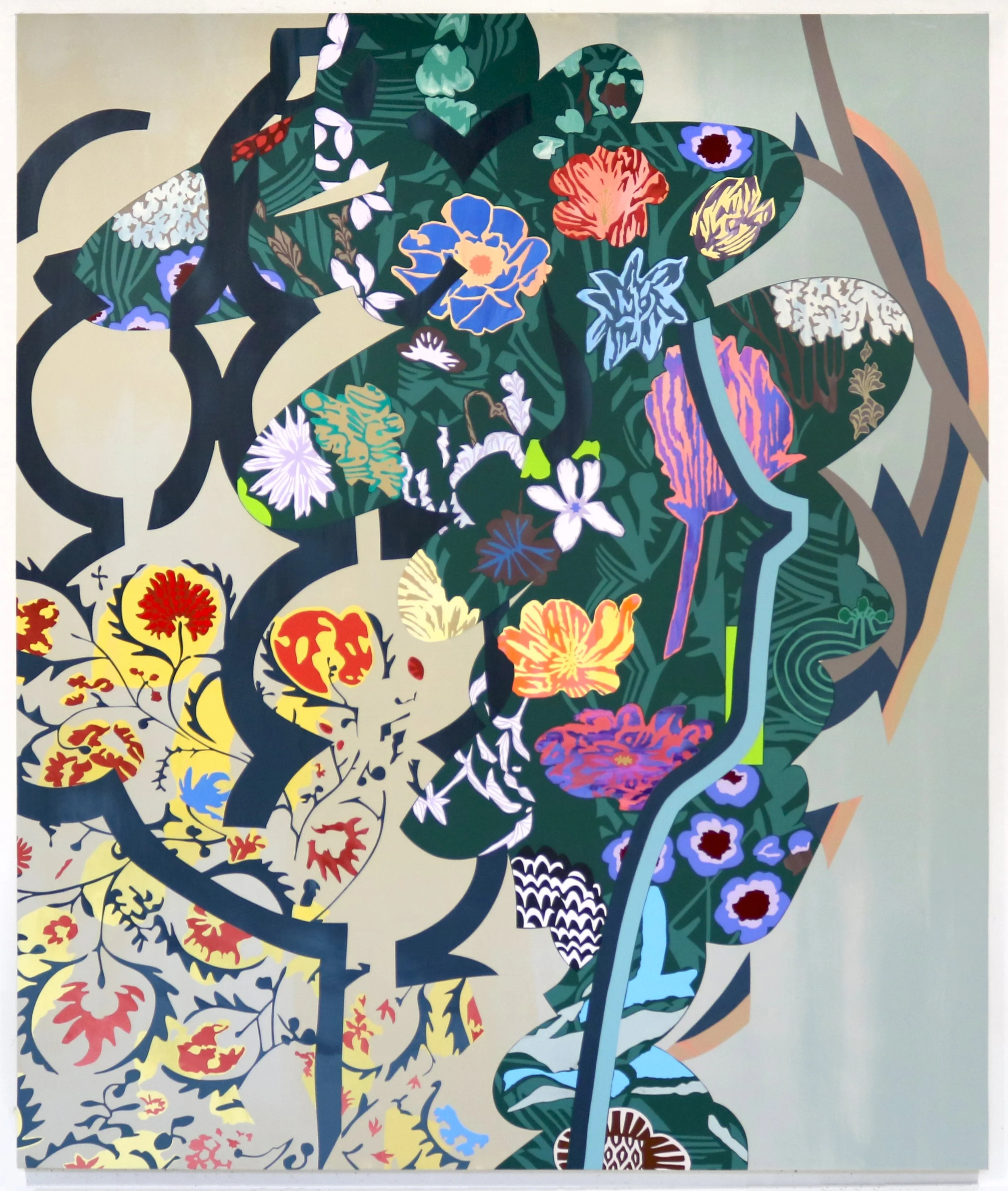 Something Vital   2026  72 x 64"  Acrylic on canvas  -  On Hold