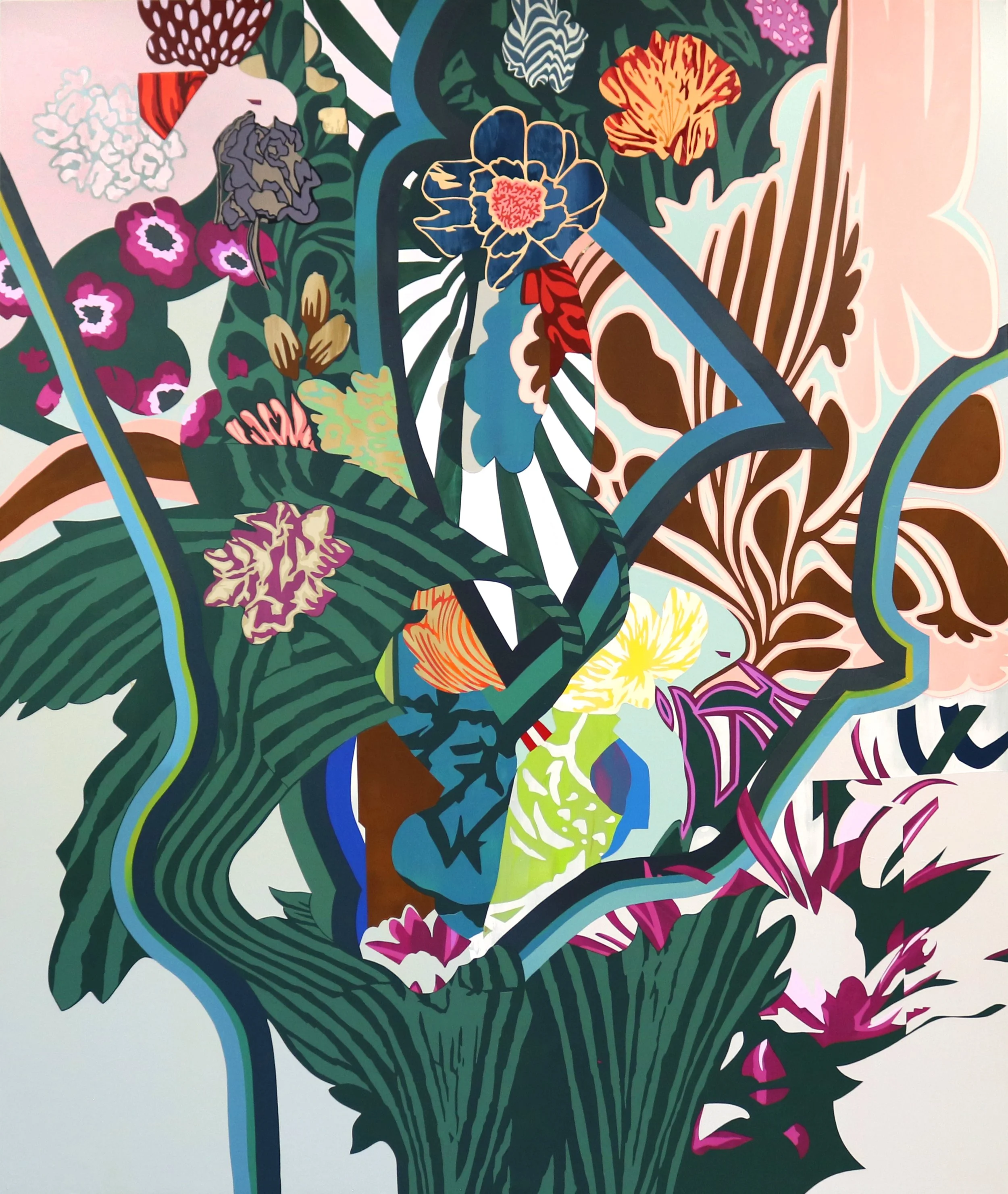 Wild Somethings  2026  72 x 60"  Acrylic on canvas - Available