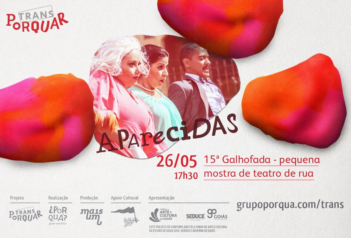 Espetáculo Aparecidas dentro da programação do Galhofada