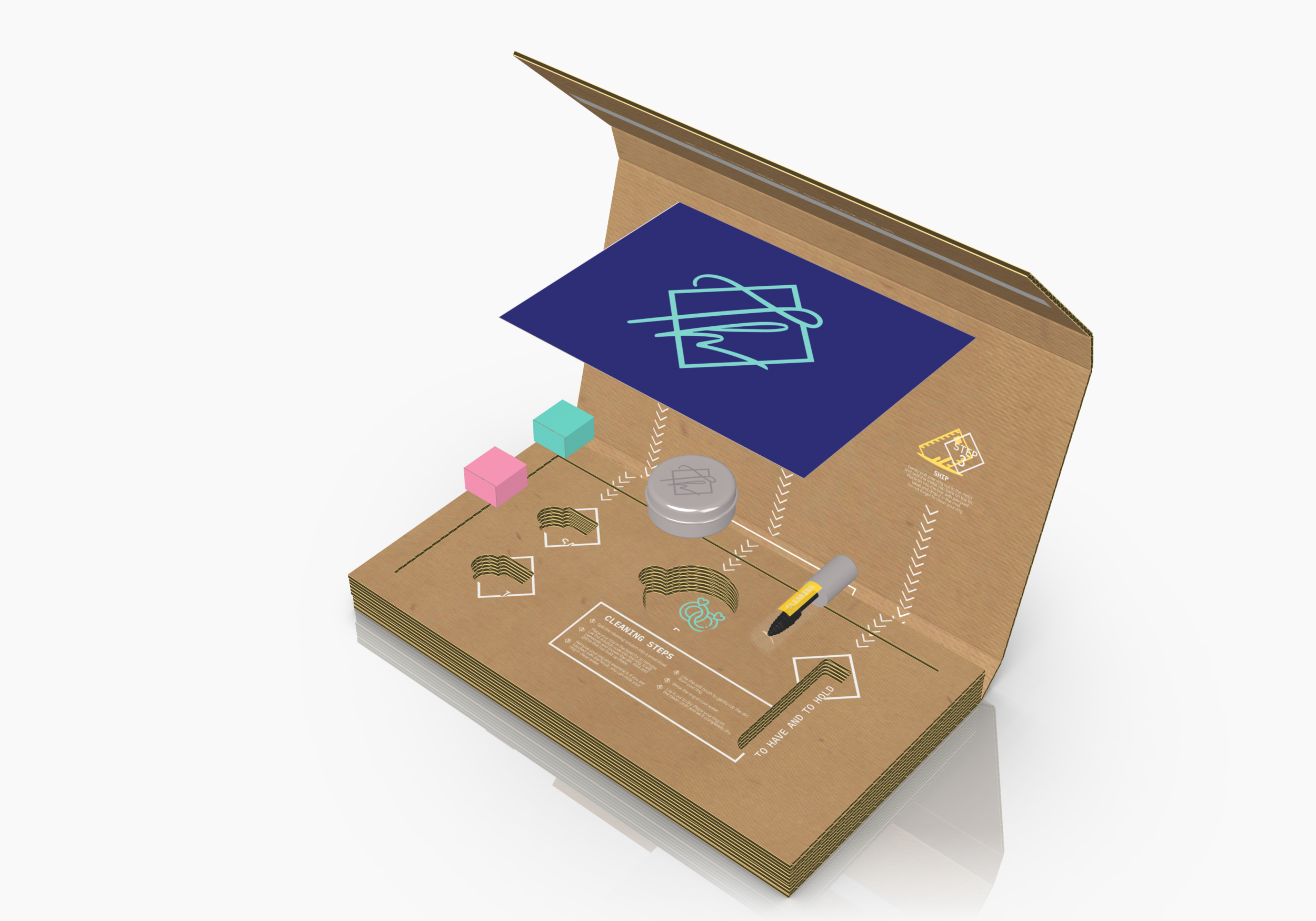 Slots: Items are packed in order of the Molding process for the Ring