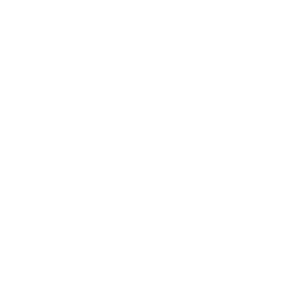 Icône d'une valise ou d'un sac à dos stylisé en blanc sur fond noir.