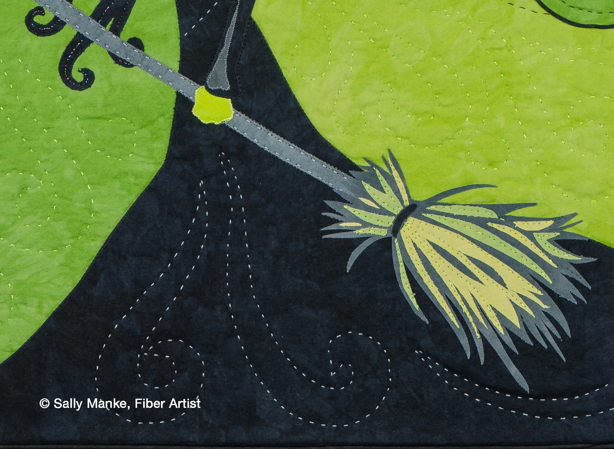 Elphaba and the Time Dragon Clock - Detail