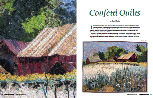 Confetti Quilts, Art Quilting Studio Magazine