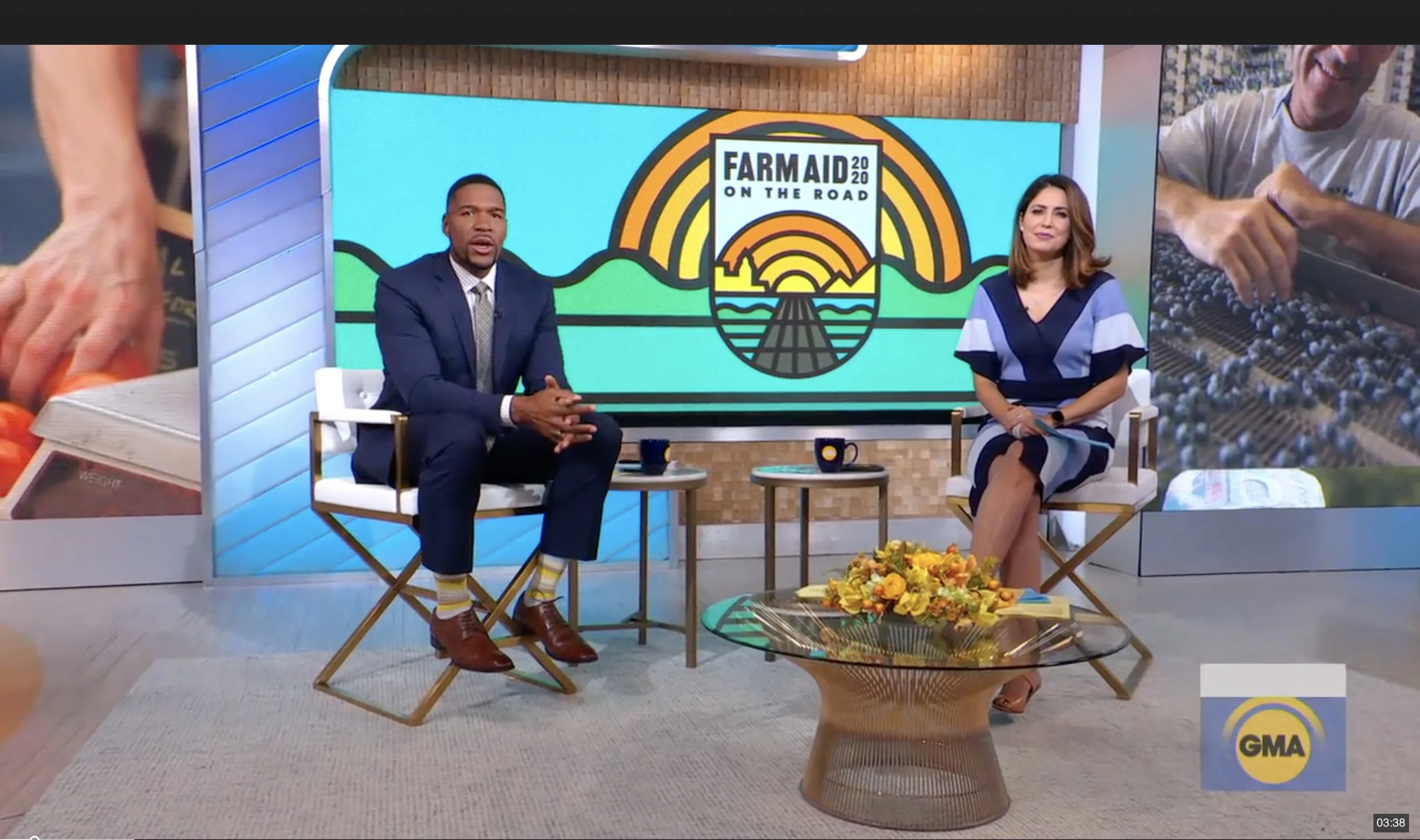 The 2020 Farm Aid festival discussed on Good Morning America