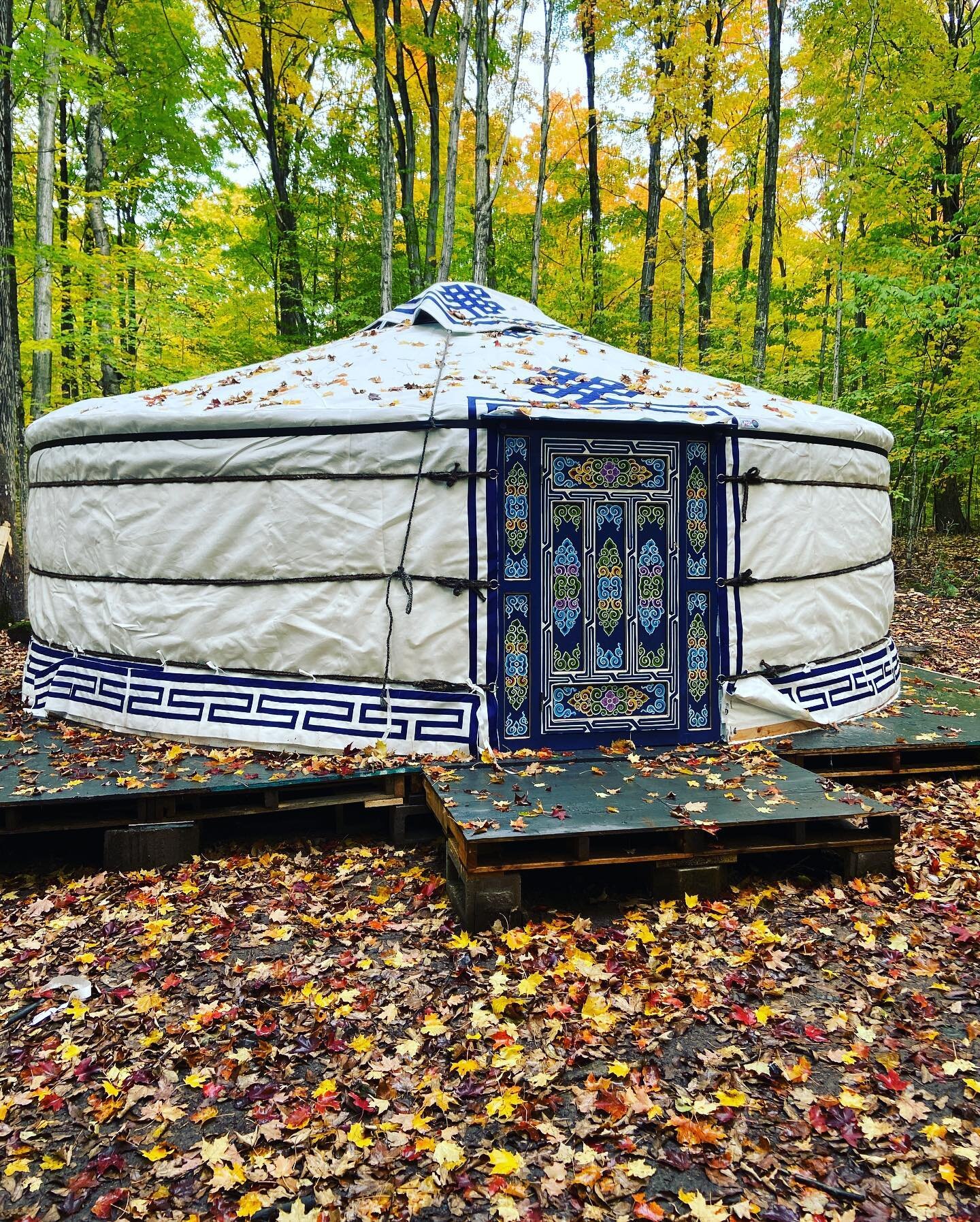 Well, it is official! I am living in my YURT!⁣
⁣
What a journey this has been, over the last 6 months.  To be sitting by the wood stove, gazing around at the beauty of this space feels like a dream.⁣
⁣
I have learned SO many lessons along the way.  R