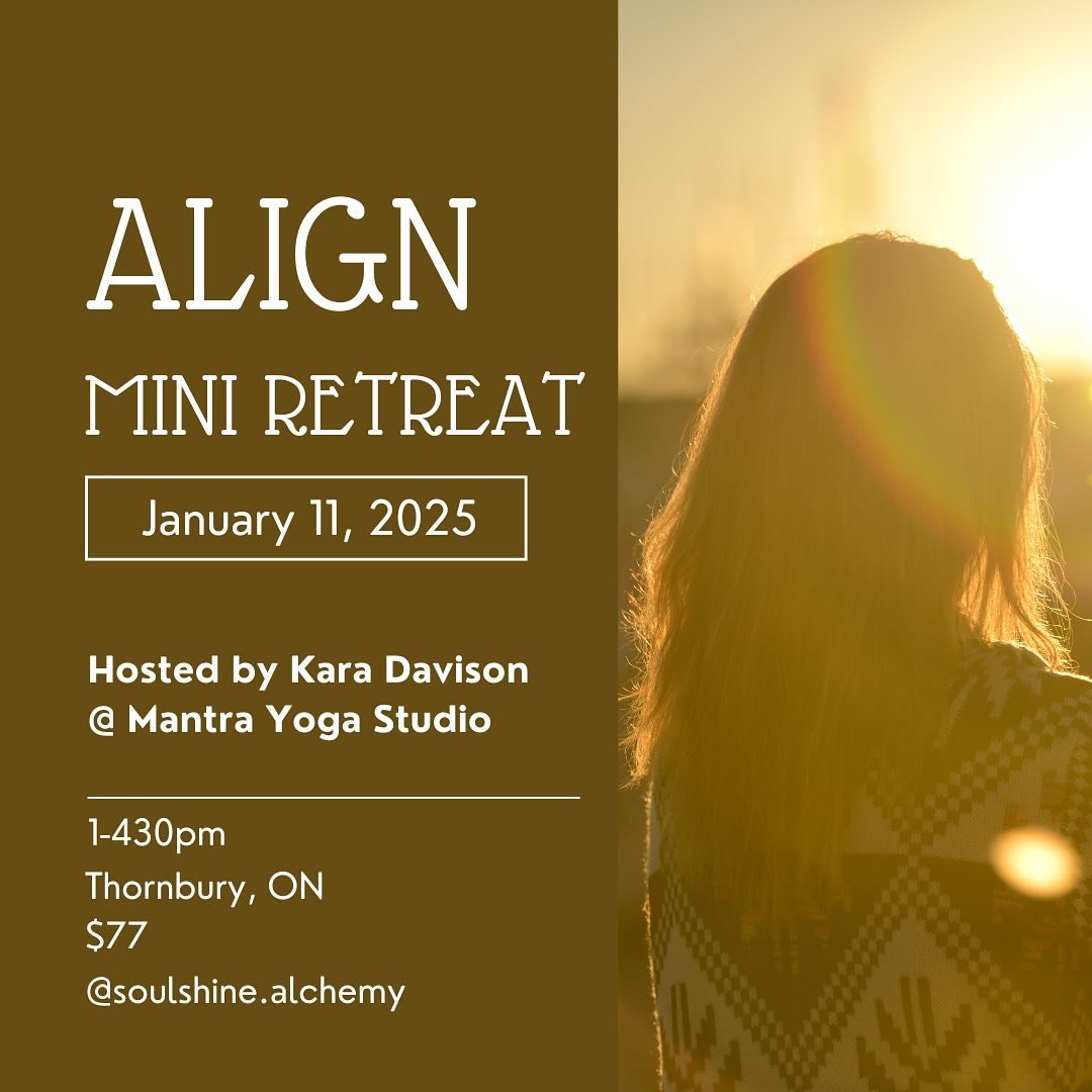 Join us for an afternoon of creation + connection.⁣
⁣
This 1/2 Day Retreat is intended to ALIGN you with your inner most guide. The part of you that is always beckoning you towards expansion + joy.⁣
⁣
Many of us have been taught manifestation skills 